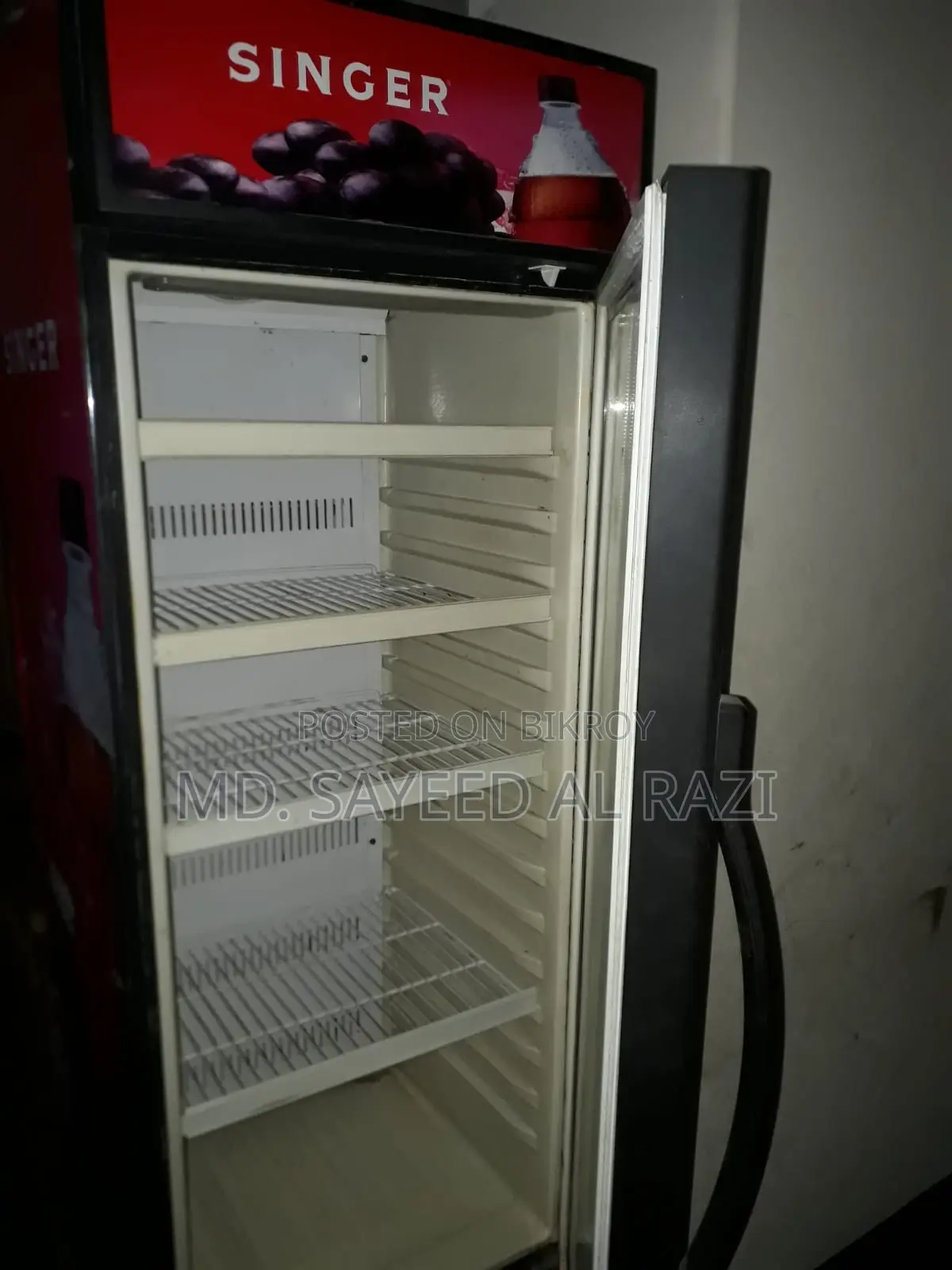 Singer Coke Fridge