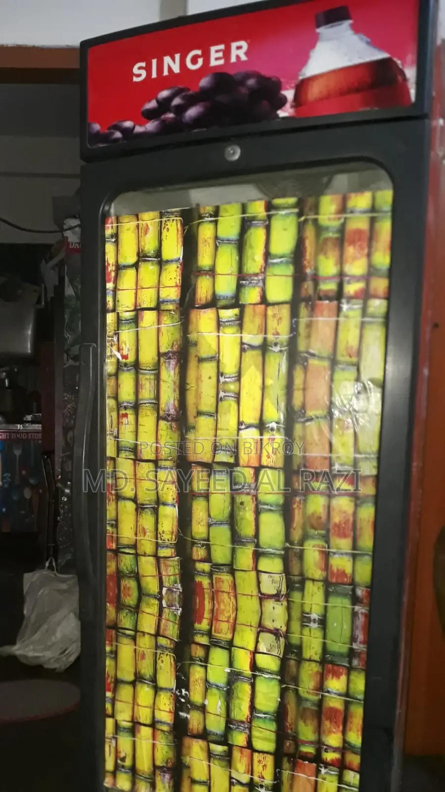 Singer Coke Fridge