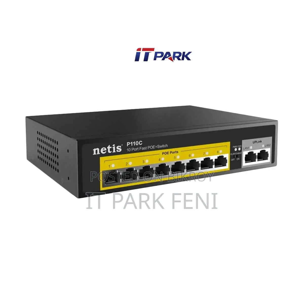 Netis P110C 8POE+2RJ45 100M Standard POE Switch