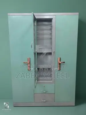 Jabbar Steel 3 Door Almirah - Sturdy and Beautiful