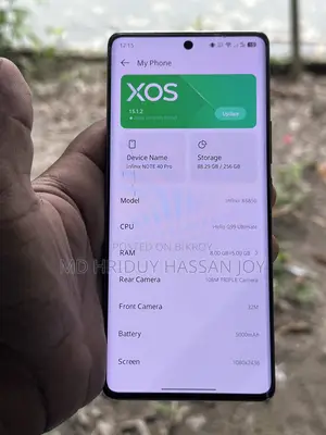 Infinix Note 40 8+5/256 (Used)