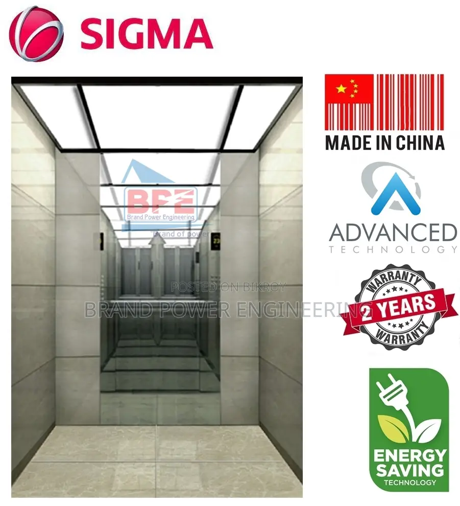 Sigma 450Kg 6-Stop Passenger Lift