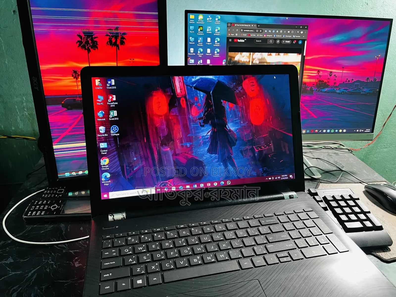 ল্যাপটপ HP 15 8GB Intel Core I3 HDD 512GB