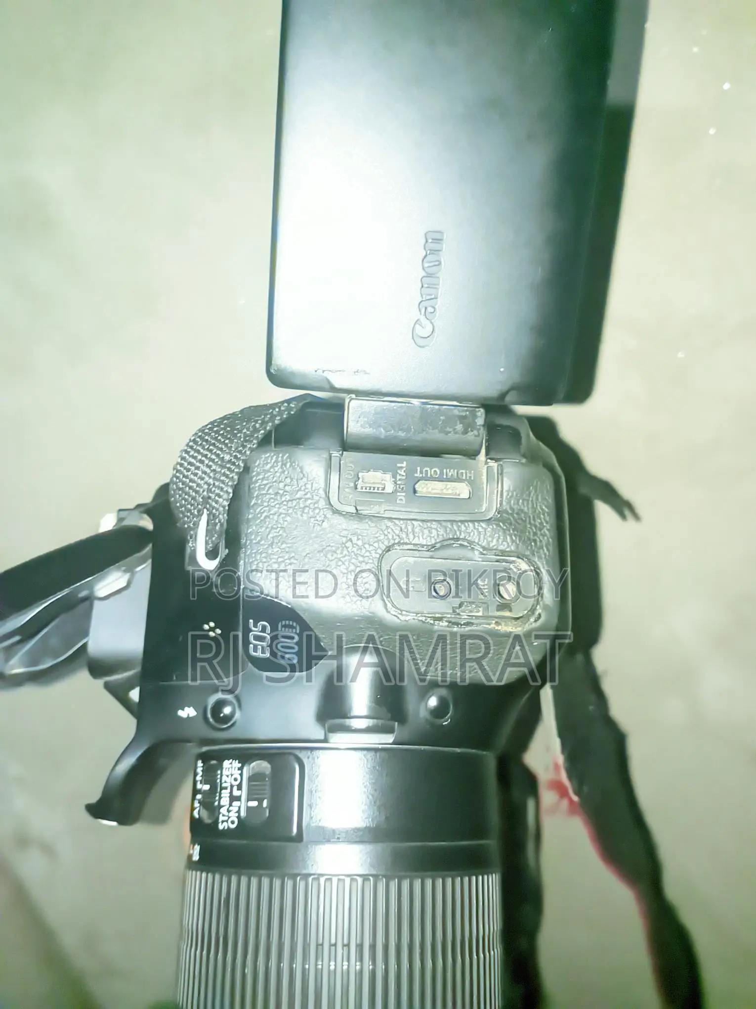 Canon 600D with 18-55 kit lens