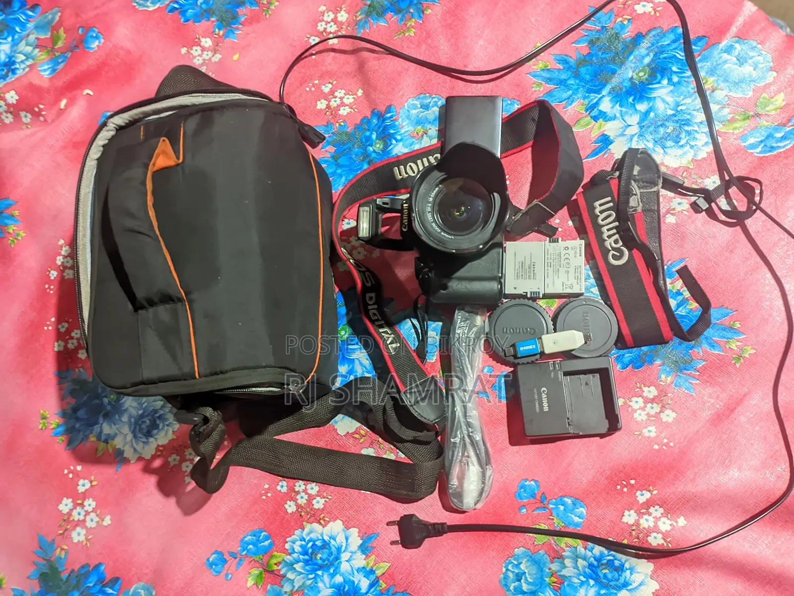 Canon 600D with 18-55 kit lens