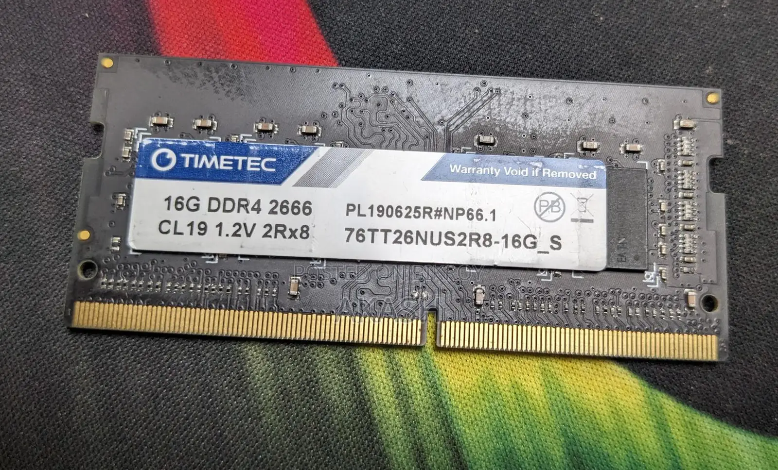 16GB DDR4 Laptop RAM 2666MHz