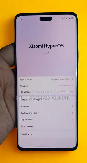 Xiaomi Civi 2 256 GB Black