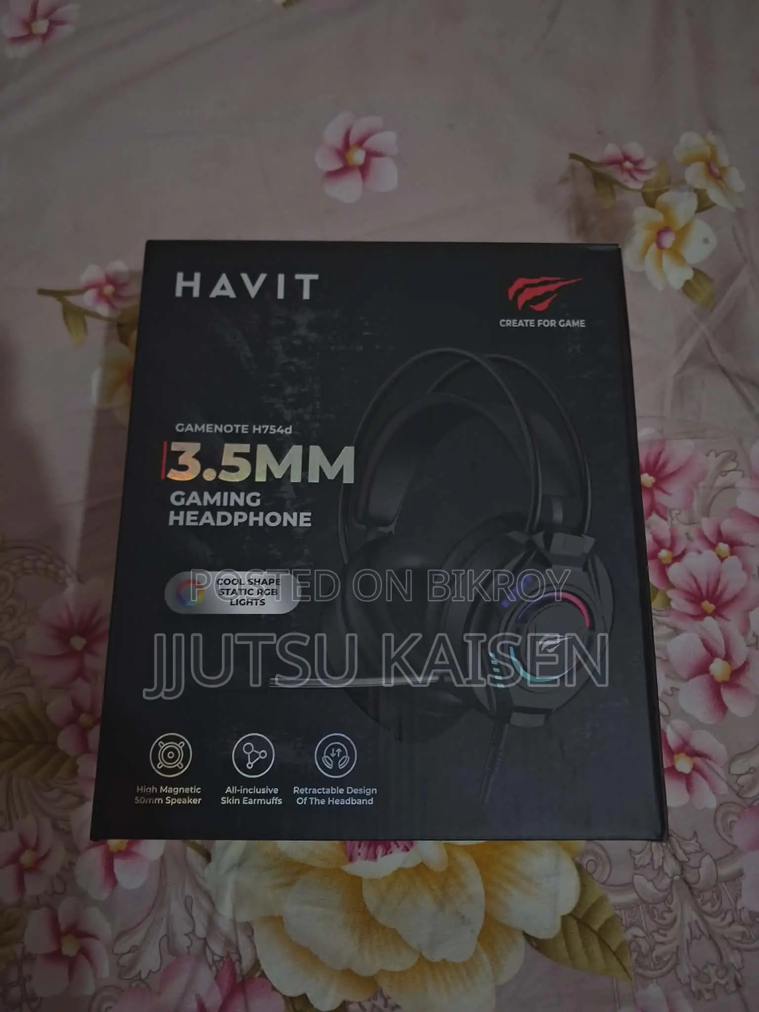 Havit Gamenote H754d RGB Gaming Headphone