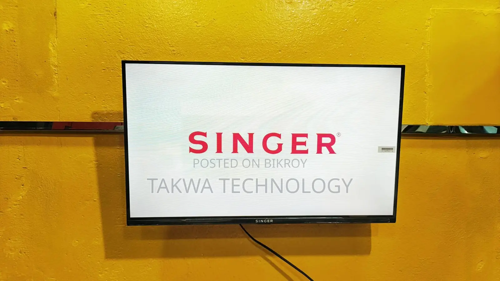SINGER-32" INCHE ANDROID GOOGLE FRAMLESS VOICE CONTROL TV