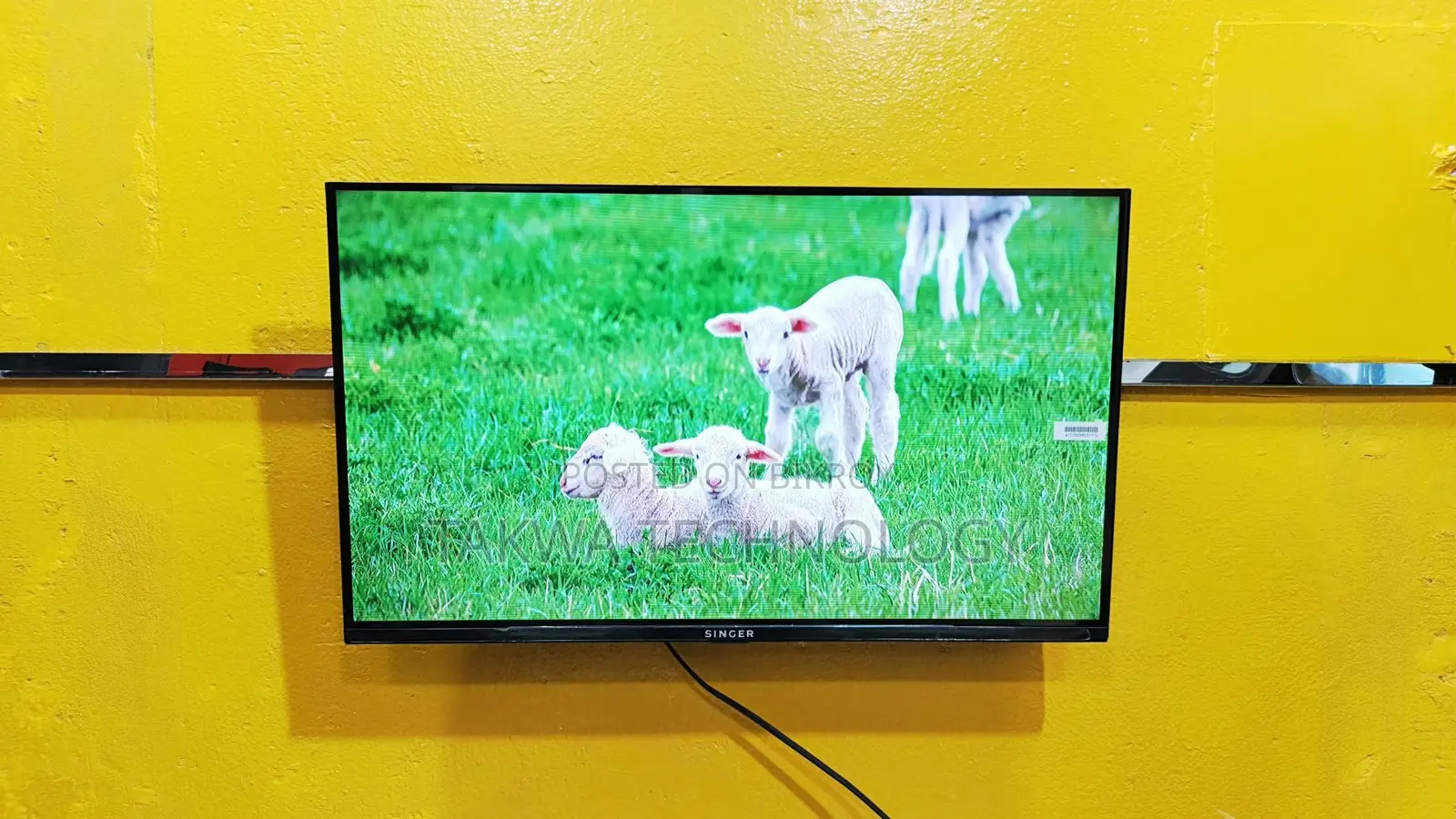SINGER-32" INCHE ANDROID GOOGLE FRAMLESS VOICE CONTROL TV