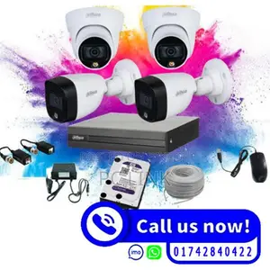 04 Pcs Full HD Camera 500GB HDD & DVR Total Packages
