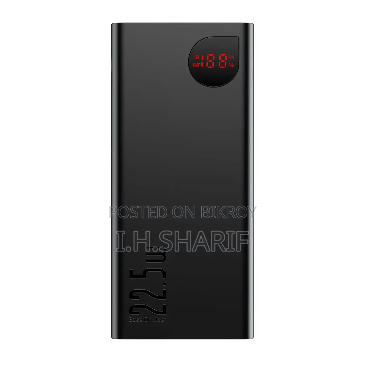 Baseus Adaman 20000mah 22.5w Metal Power Bank with Digital Display