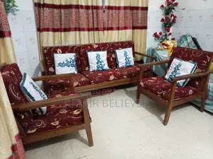 5 Seater Teak Wood Sofa