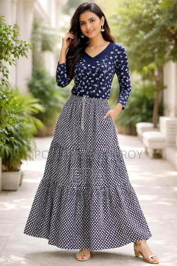 Stylish Skirt & Top Combo for Sale
