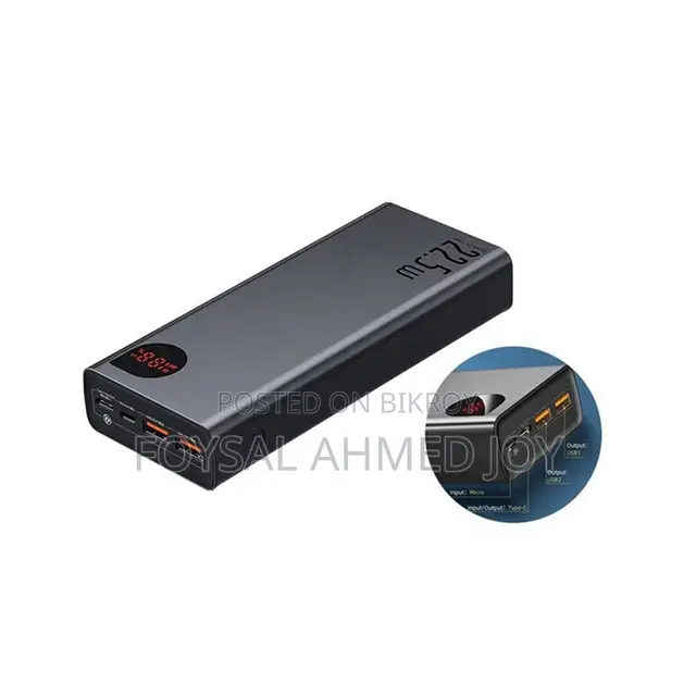 Baseus Ppadm20s 20000mAh Adaman Metal Power Bank
