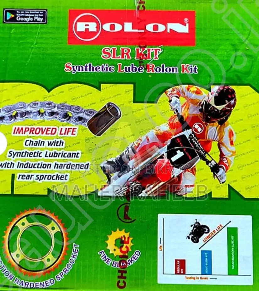 Rolon SLR Kit (Chain + Sprocket) For Honda Livo 110cc – Sale 🔥