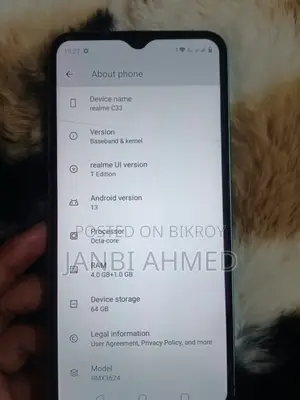 Realme C33 (4+64) (Used)
