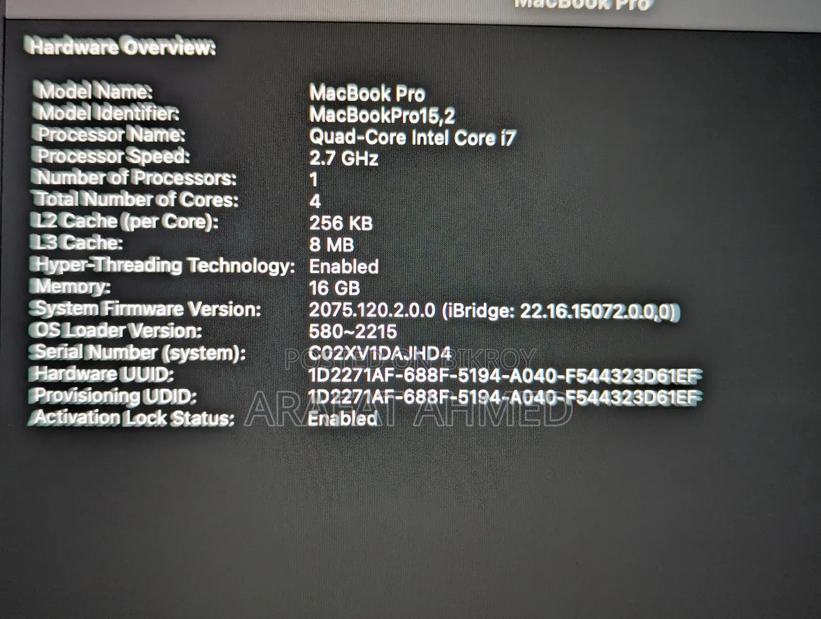 Apple Macbook Pro