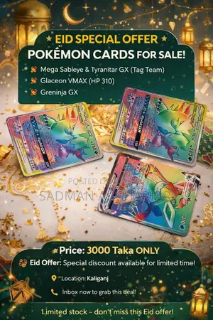 Eid Special Offer: Premium Pokémon Cards Bundle for Sale
