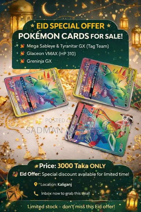 Eid Special Offer: Premium Pokémon Cards Bundle for Sale