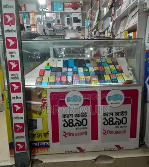 মোবাইলের দোকানের ডেকোরেশন