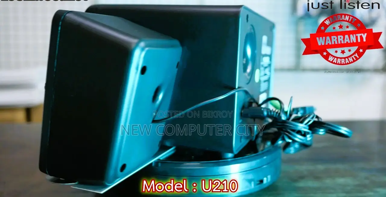 Microlab U210 USB 2:1 LED Bluetooth Speaker Black