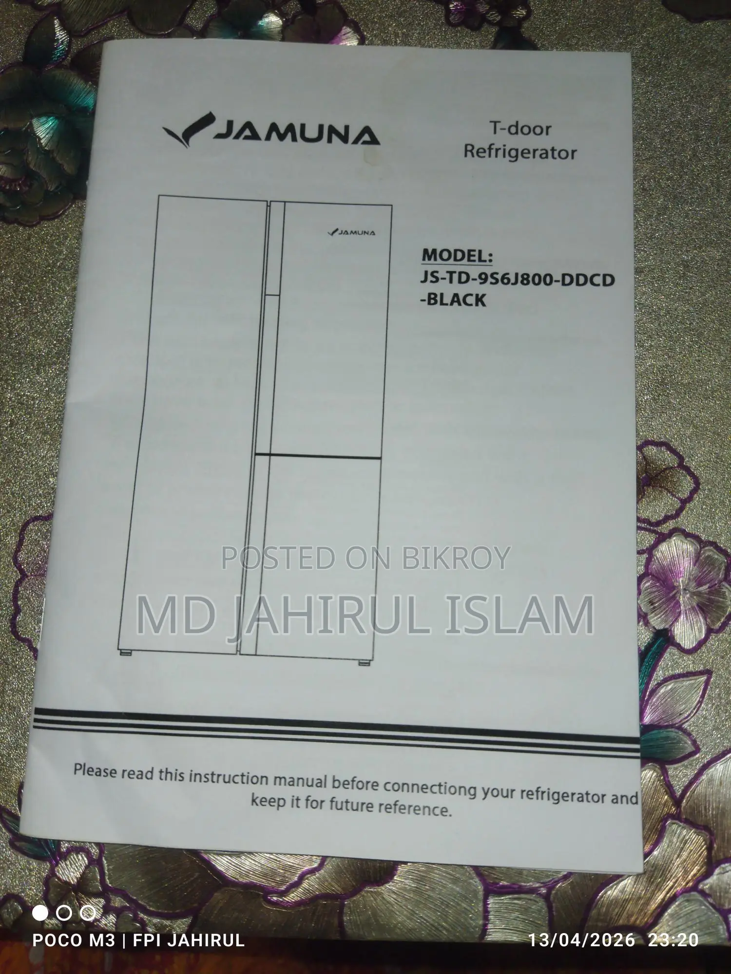 Jamuna T-door Refrigerator