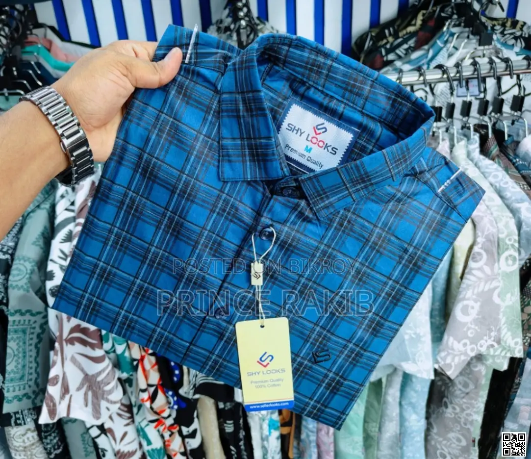 Pure Cotton Full Sleeve Check Shirt