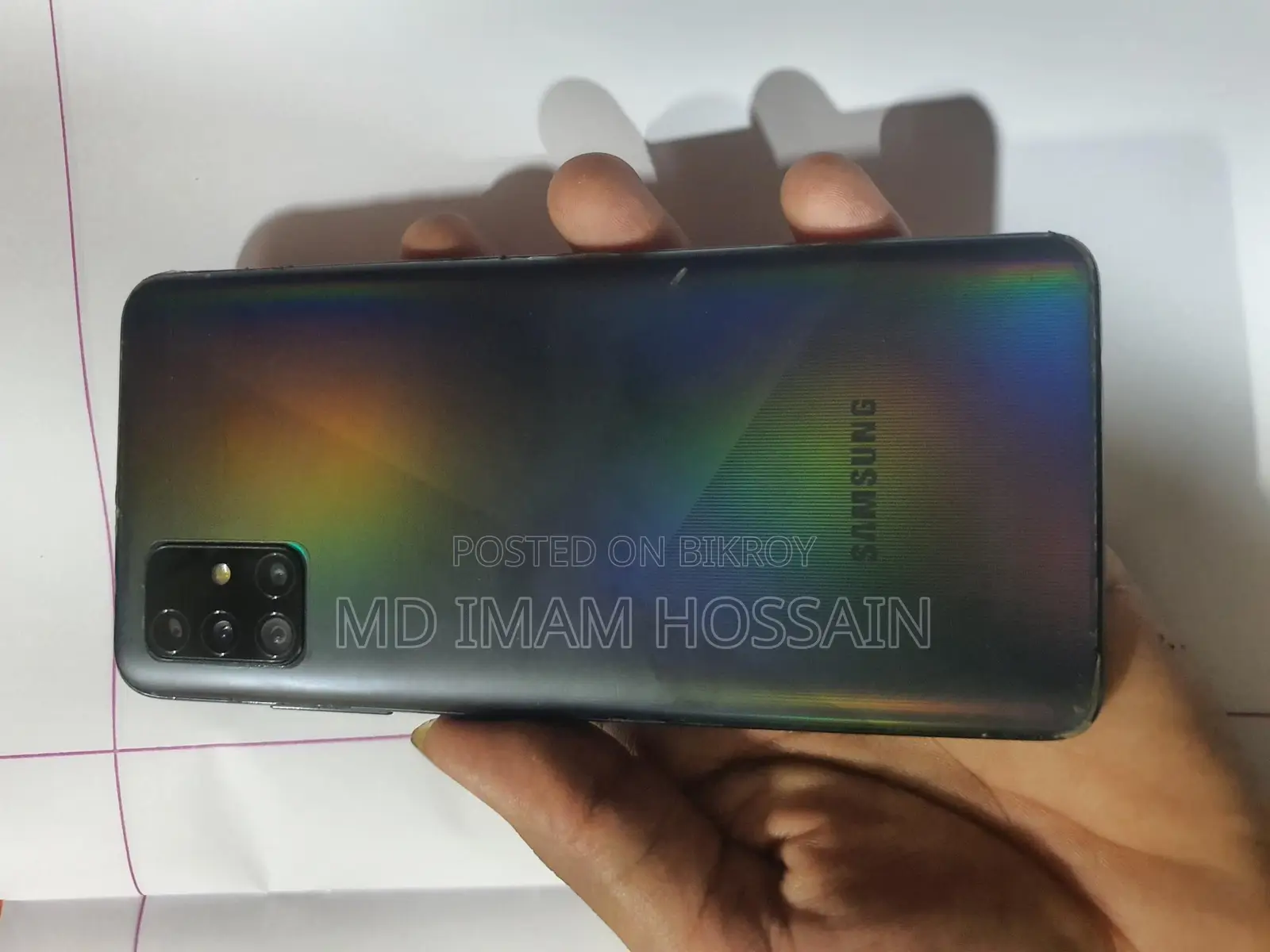 Samsung Galaxy A51 phone (Used)