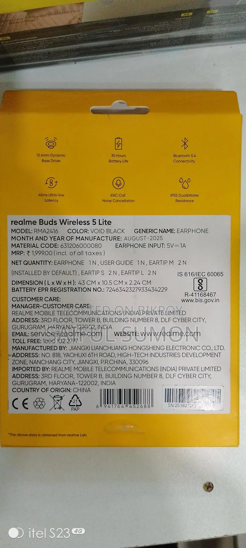Realme Buds Wireless 5 Lite