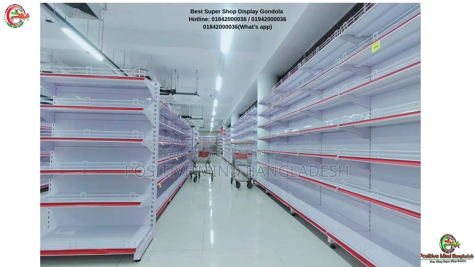 Ready Stock Super Shop Display Gondola (Extra Strong) on Offer Sale