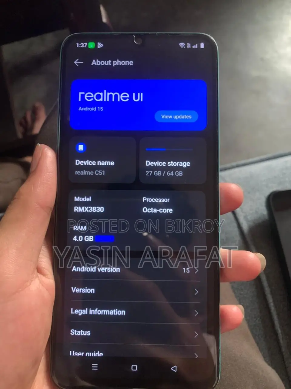Realme c51 (Used)
