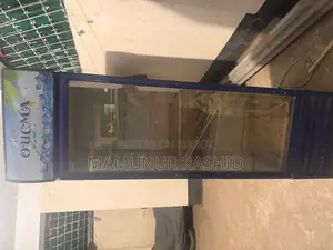 Glass Door Beverage Fridge.