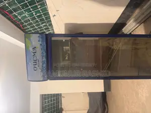 Glass Door Beverage Fridge.