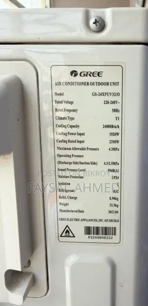 Gree Pular 2.0 Ton Inverter Split Ac For Sale (gs-24xpuv32)