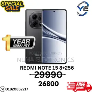 Xiaomi Redmi Note 15 (8+256)OFFICIAL (Brand New)