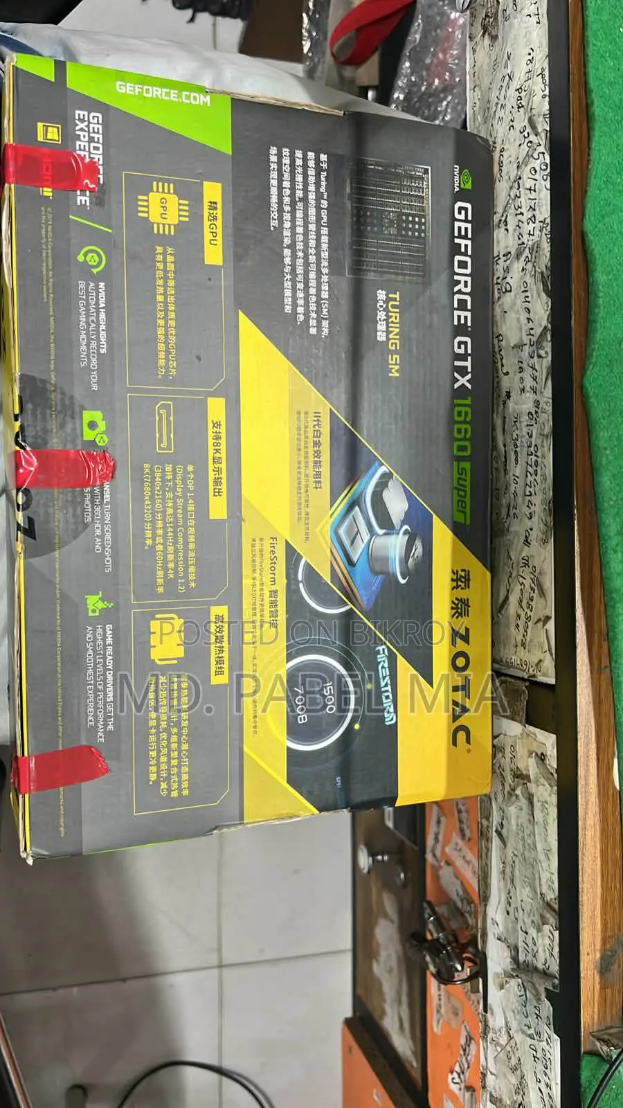 Zotac Gaming Geforce Gtx 1660 Super 6gb Gddr6 Twin Fan Graphics Card