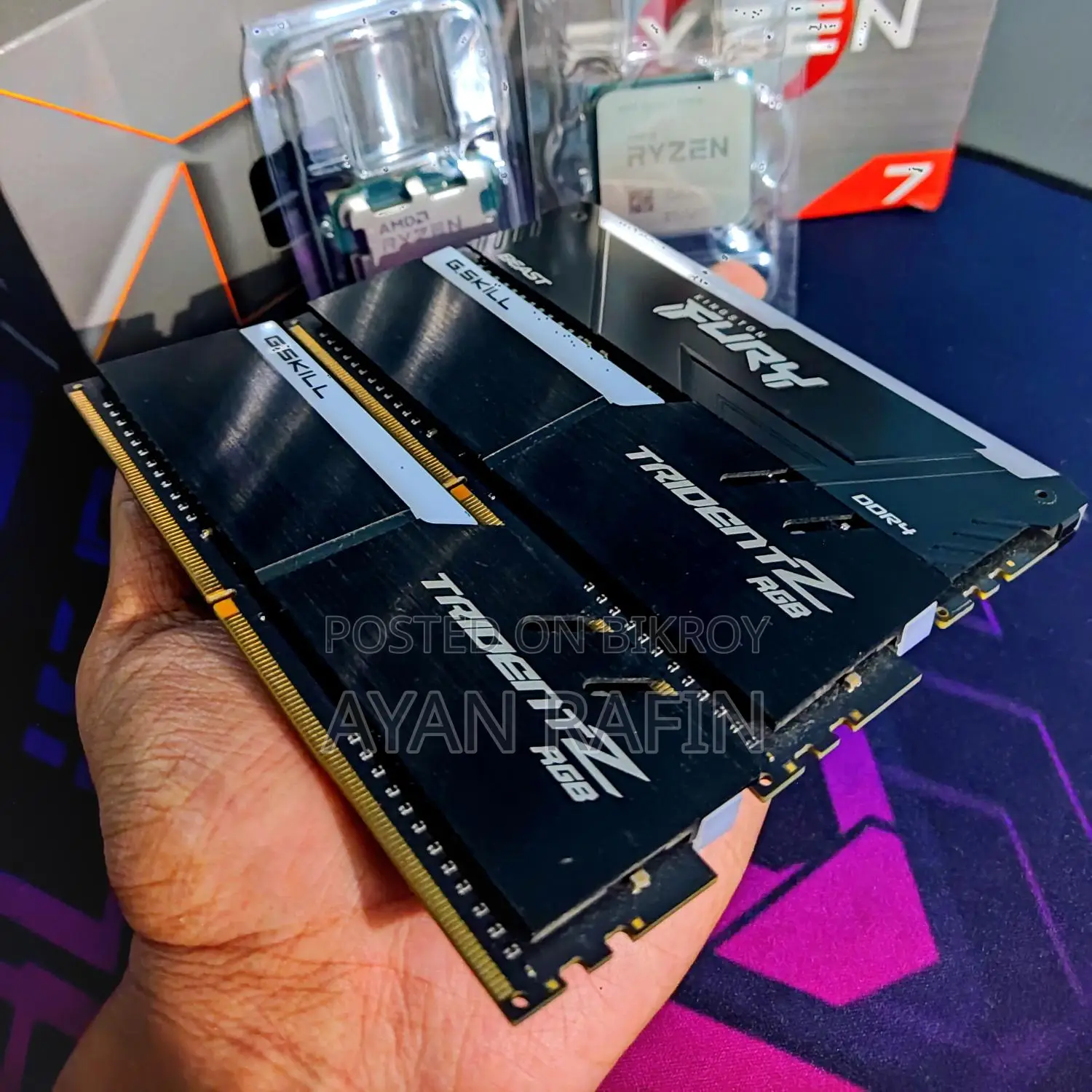 Gskill Trident Z Rgb 8gb 3200mhz Ddr4 Ram