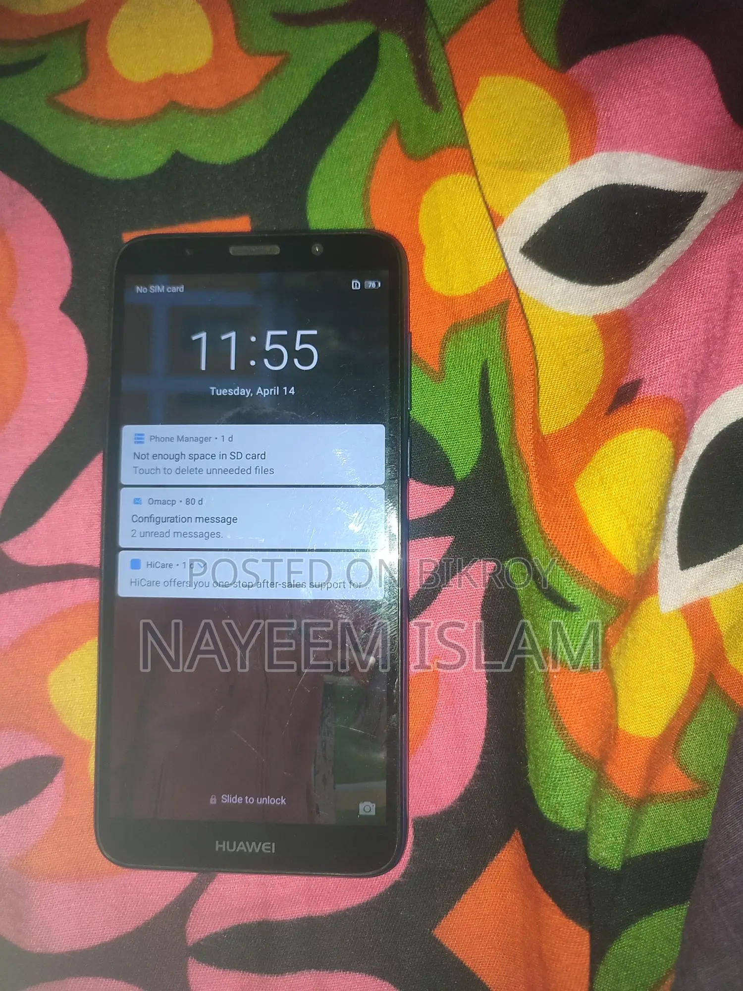 Huawei Y5 . (Used)