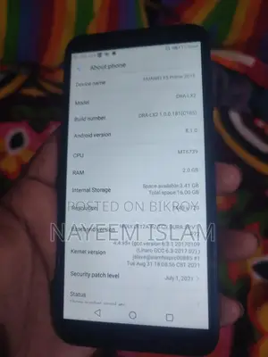 Huawei Y5 . (Used)