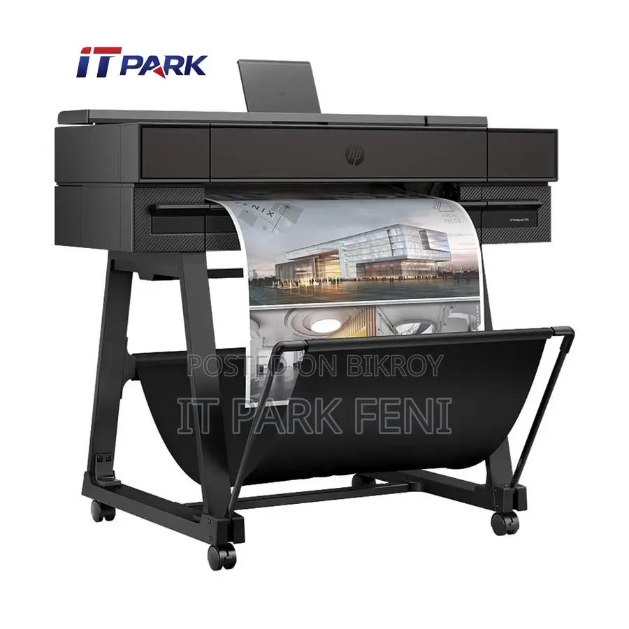 HP DesignJet T870 24-in Large Format Wireless Single Function Printer