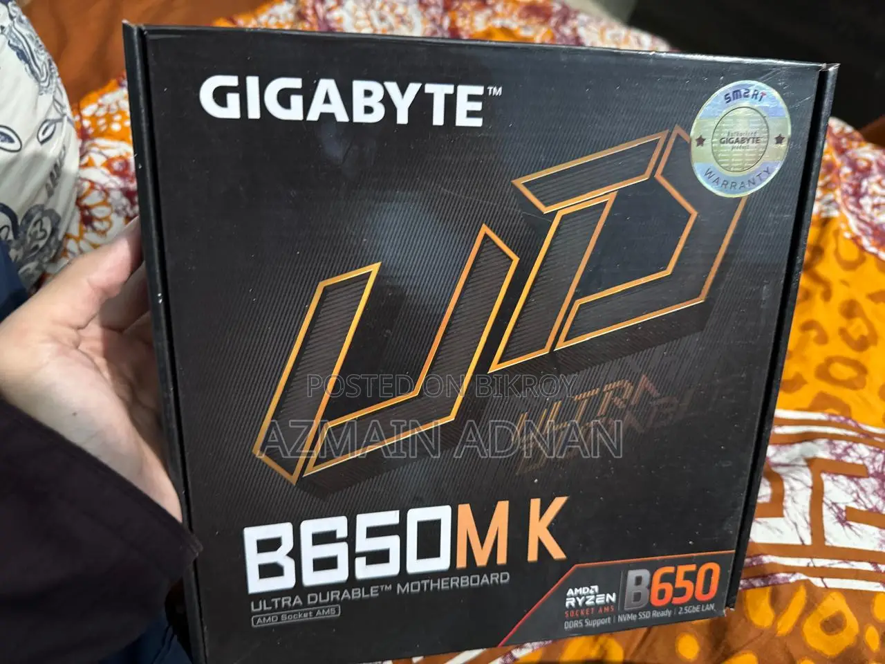 Ryzen 5 7500f | Gigabyte b650m-k
