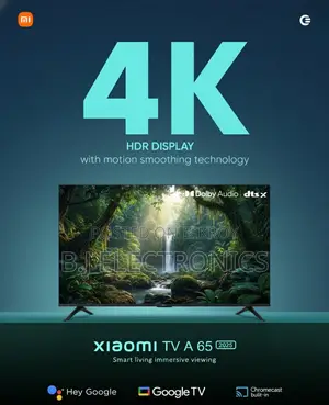 Xiaomi A - Series 65" 4K UHD Bezel-Less Google TV | Dolby Atmos, DTS