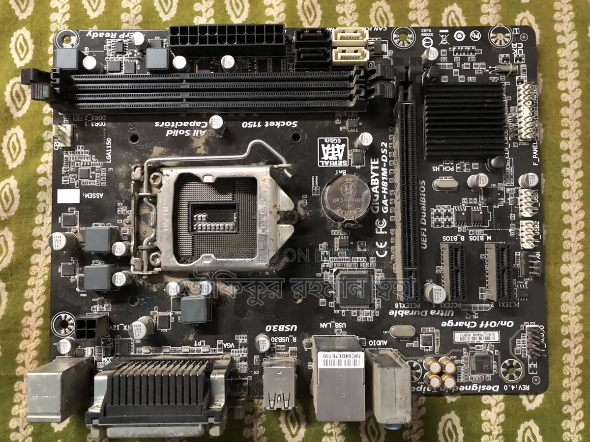 Gigabyte H-81m Motherboard & Core i3 4th Gen Processor