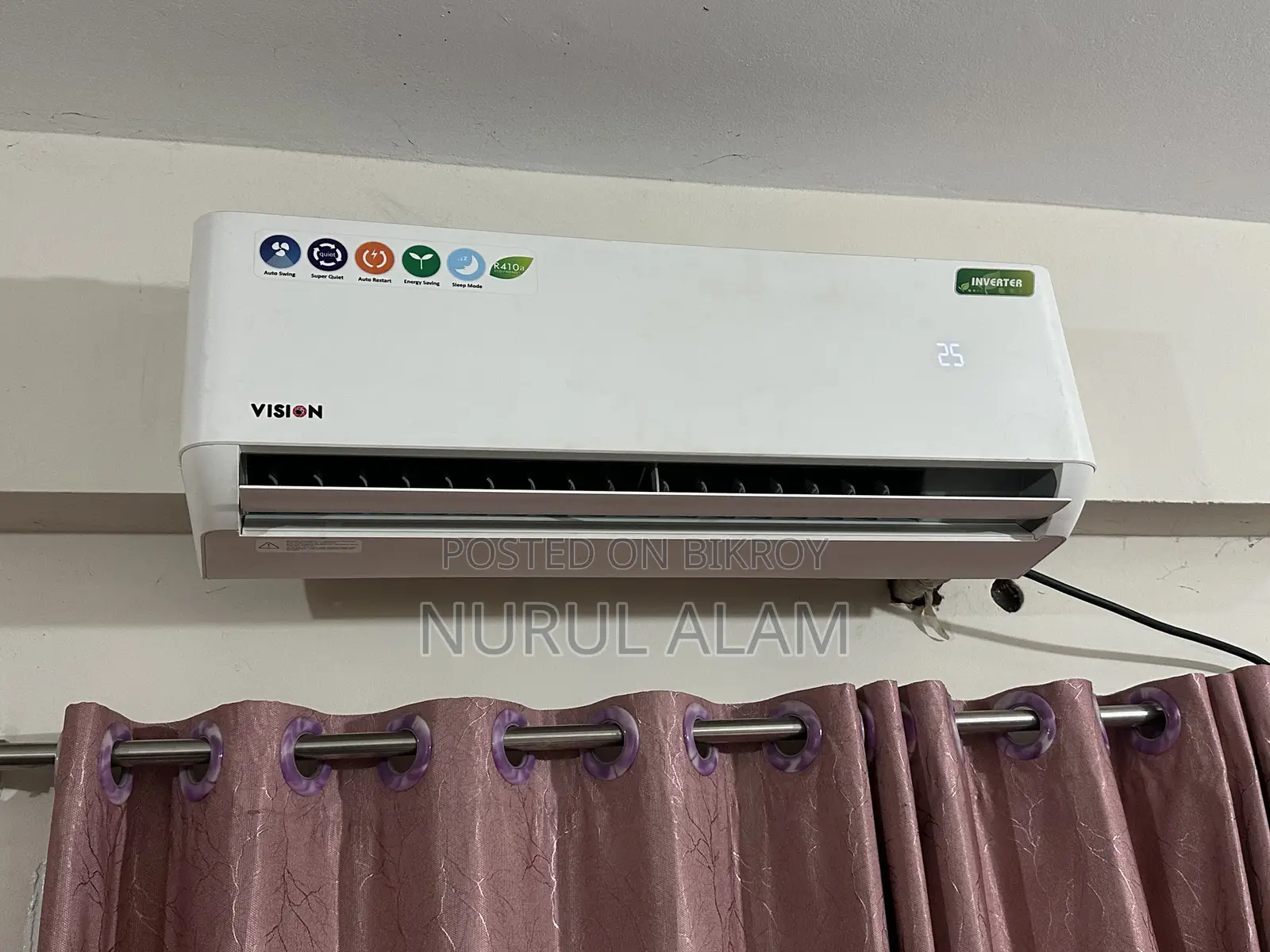 Vision Brand 1.5 Ton Inverter AC for Sale
