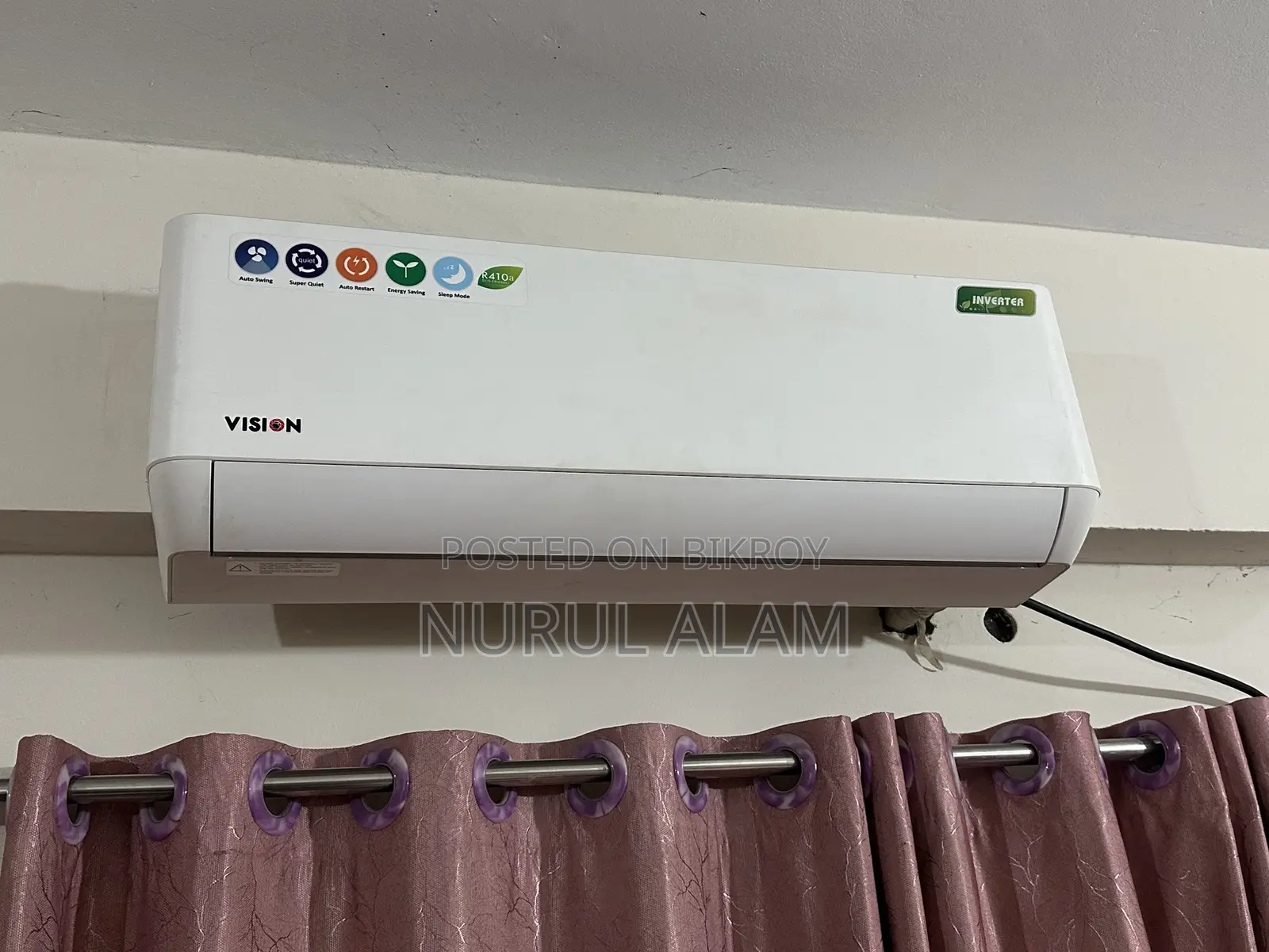 Vision Brand 1.5 Ton Inverter AC for Sale