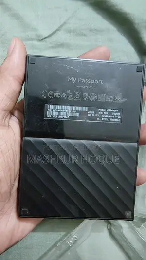 Western Digital Passport 2, "1tb"Hdd এক্সটার্নাল হার্ড ডিস্ক Usb 3.2 Gen 1