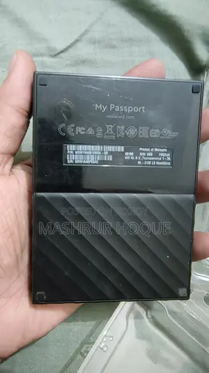 Western Digital Passport 2, "1tb"Hdd এক্সটার্নাল হার্ড ডিস্ক Usb 3.2 Gen 1