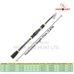 ২৭০ সেমি কার্বন ফিশিং রড আলট্রালাইট ট্রাভেল YG038