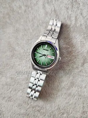 ১৯৭৬ লেডিস সেকো টাইপ ২ কোয়ার্টজ গ্রিন ফিউম ডায়াল জাপান